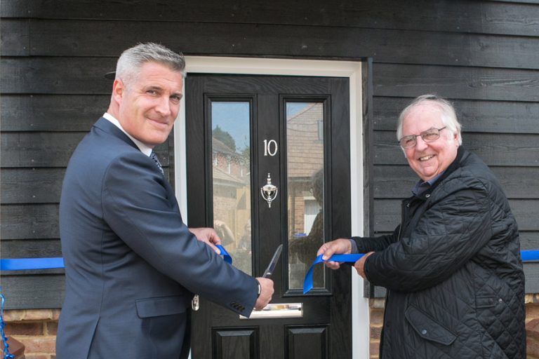 Affordable homes completed at Barleyfields in Winterslow